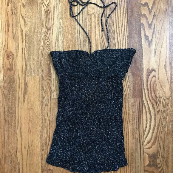 bebe Tops - Bebe sparkly black top